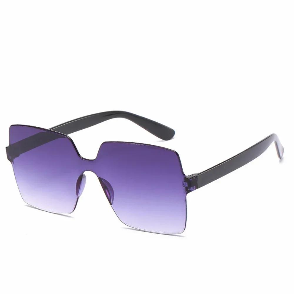 Fashionable Rimless Ocean Color Sunglasses For Women And Men With  Uv400 Glasses