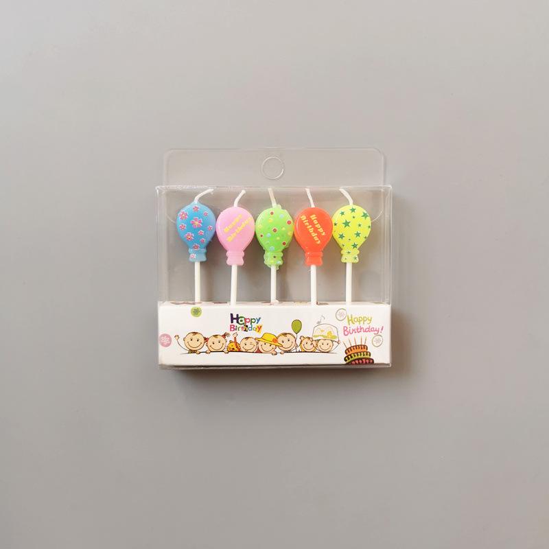 Creative Cartoon Birthday Candles for Kids' First Birthday - Cute, Small Cake Decorations