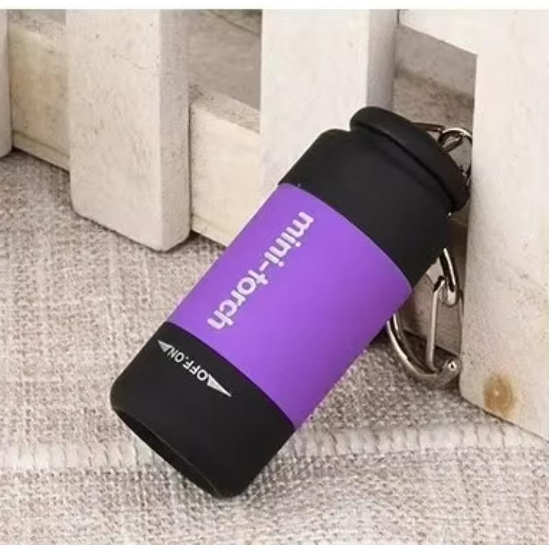 Outdoor Keychain Flashlight Rechargeable LED Mini Pocket Flashlight For Camping Hiking Emergencies
