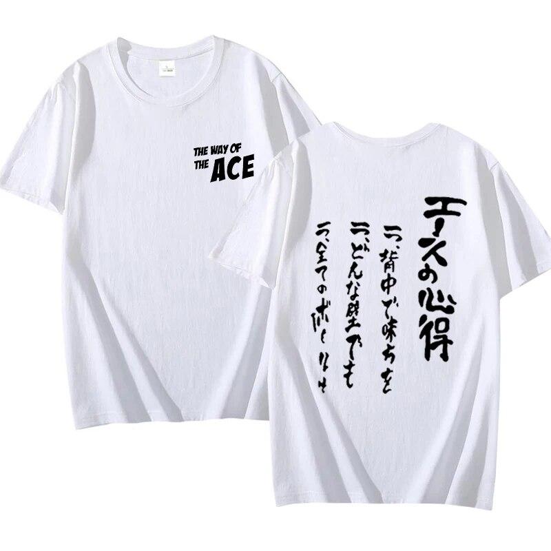 

Haikyuu Bokuto Kotaro Way of the Ace Футболка Жіноча Унісекс Повсякденний Туз Сова Волейбол Графіка Аніме Футболки Футболки з літерним принтом Топи унісекс M