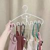 Seamless Anti-slip Multi-functional Hanger with Wave Pattern for Dormitories