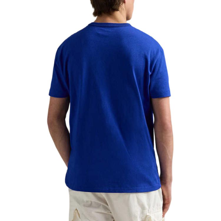 Polo Ralph Lauren Classic Fit Plain Knit Cotton Short Sleeve T-Shirt Men Tops Navy-Blue MNPOTSH1N822686-400