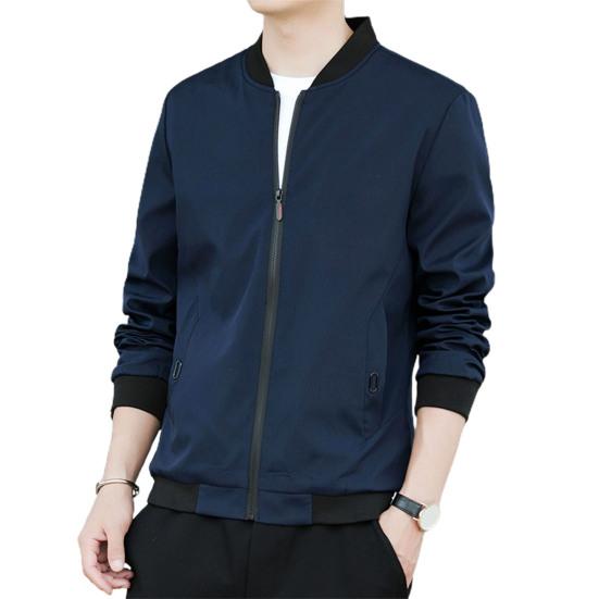plain blue jacket