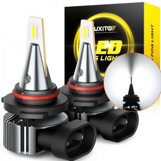 AUXITO 9145 9140 H10 LED Fog Driving Light Bulbs Super White 4000LM 6000K CANBUS