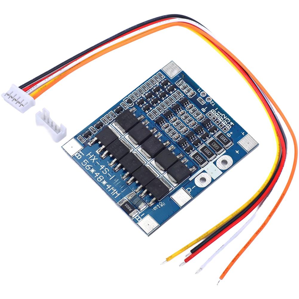 1pc 4S 14.8V 12.8V Lithium Battery Protection Board With Balance 30A For LiFePO4 Li For Electrical Equipment Supplies