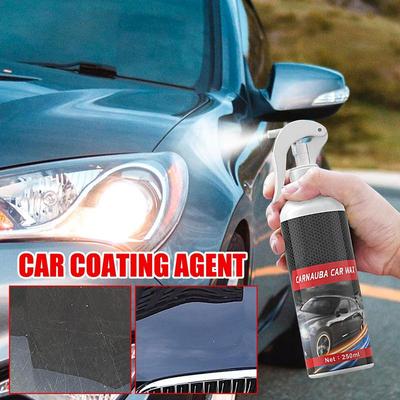 Car Shine Spray Exterior Multifunctional Spray Coating Agent Car Wax Polish Spray Portable Car Wax Ceramic Coating Coating
