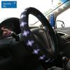 Ice Silk Steering Wheel Cover Surrounding Border String Beads Car Steering Wheel Cover All Year Round Female Lady Car Steering Wheel Cover