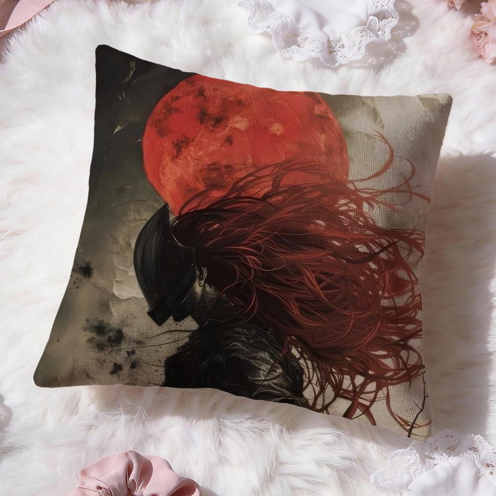 Classic B-BloodborneS Cushion Cover Premium Comfort Reversible Pillow Cove -Two In One Design for Any Room & Car Interior