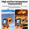 Digital Infrared Thermometer TH201 High Sensitivity Backlight Screen Laser Positioning  with High and Low Temperature Range Tools with Digital Display