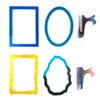 DIY Retro Picture Frame Resin Mold Relief Photo Frame Silicone Mold Epoxy Resin Casting Molds for Home Decorations