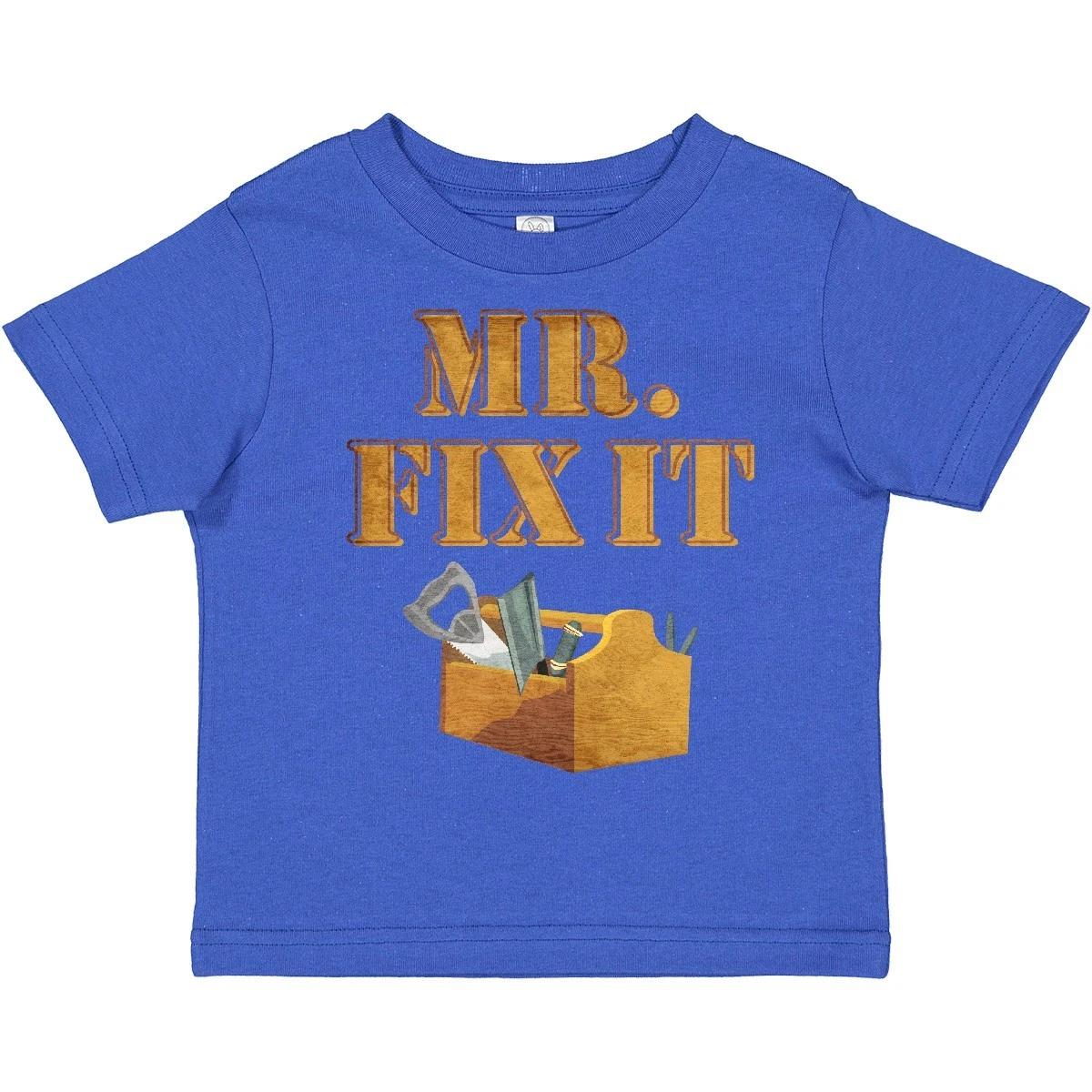 Inktastic Mr. Fix-It 2 Toddler T-Shirt Fix It Dad Carpenter Anything Fathers Day 140