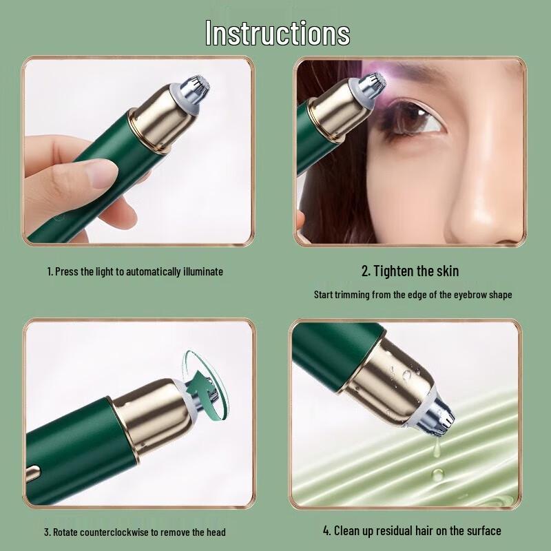 KONKA Electric Rechargeable Eyebrow Trimmer