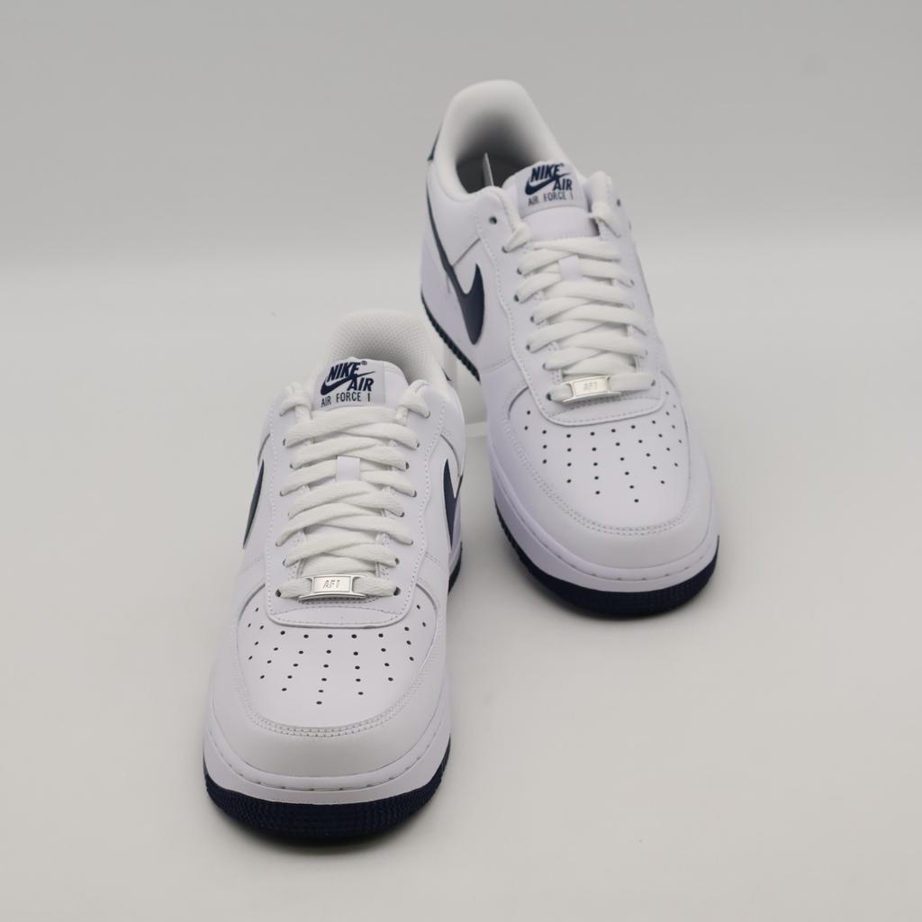 FJ4146-104 Nike Air Force 1 Low '07 White Navy (Men's)