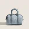 Taschen für Damen 2024 Neuer Stil Die diesjährige beliebte Retro-Denim-Boston-Handtasche High-End-Nischen-Crossbody-Tasche