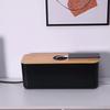 Cable Management Box Wire Organizer Bins Protect Cables Power Line Storage Case Large Capacity with Lid for Home Office
