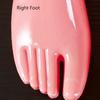 Supporto per Piede Modello Femminile in Plastica Scarpe Calzini Sandalo Supporto Modellatore Strumento Manichino Femminile Espositore per Piede Gioielli