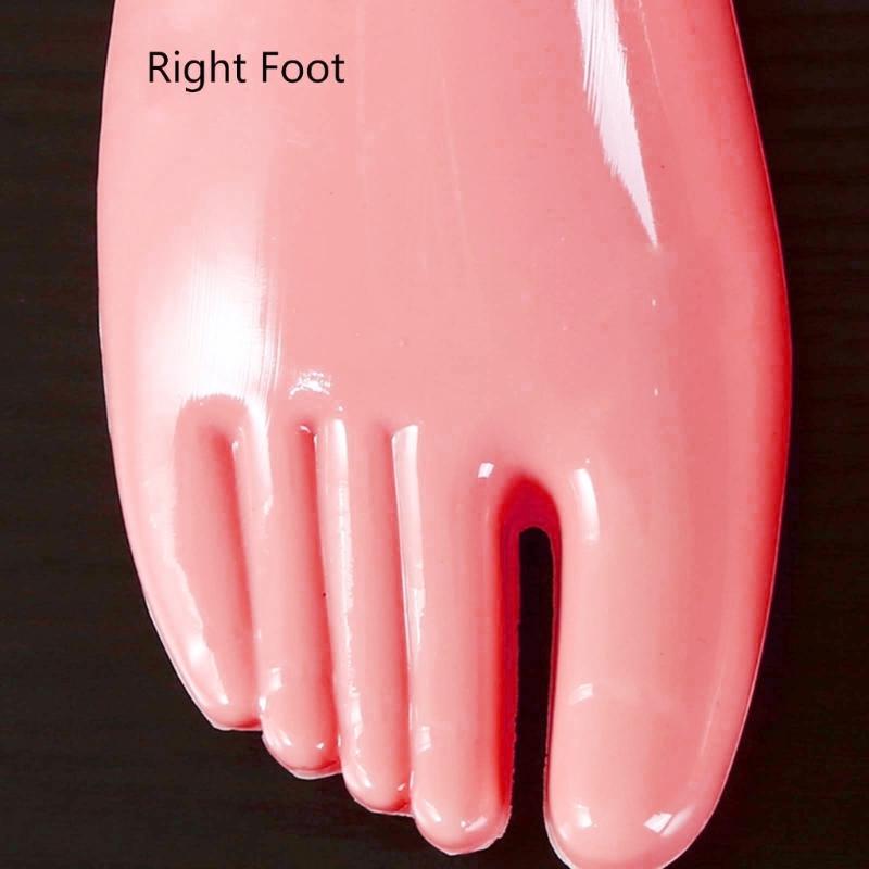 Supporto per Piede Modello Femminile in Plastica Scarpe Calzini Sandalo Supporto Modellatore Strumento Manichino Femminile Espositore per Piede Gioielli