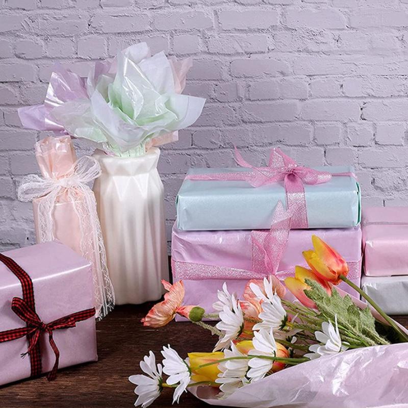 Pearlescent Gift Wrapping Paper - for Holidays,Christmas,Thanksgiving Day,Weddings,and Special Occasions|Used for Gift Packaging