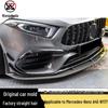 Carbon Fiber Front Lip Splitter for Mercedes A45 W177 (2019+) PAK Style Front Bumper Diffuser