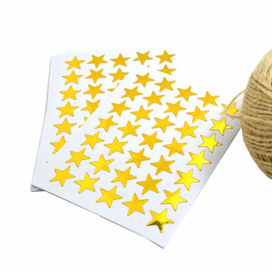 350Pcs Children Lovely Five-pointed Star Stickers Self-adhesive Labels Decor