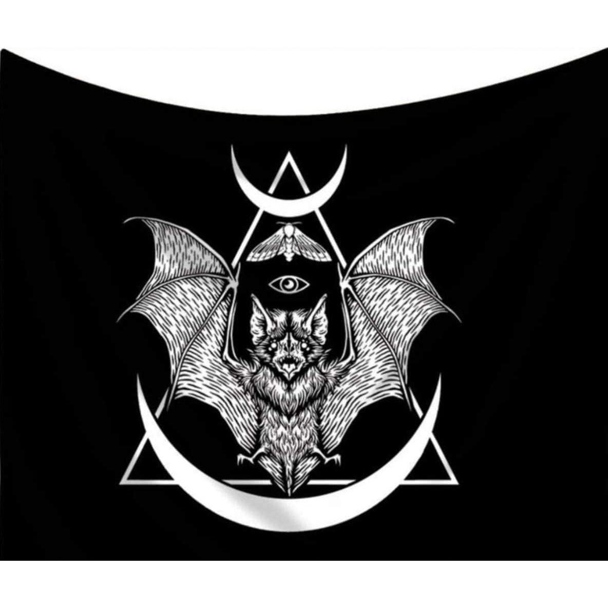 Tapestry dyrlhz bat wall hippie 75x100