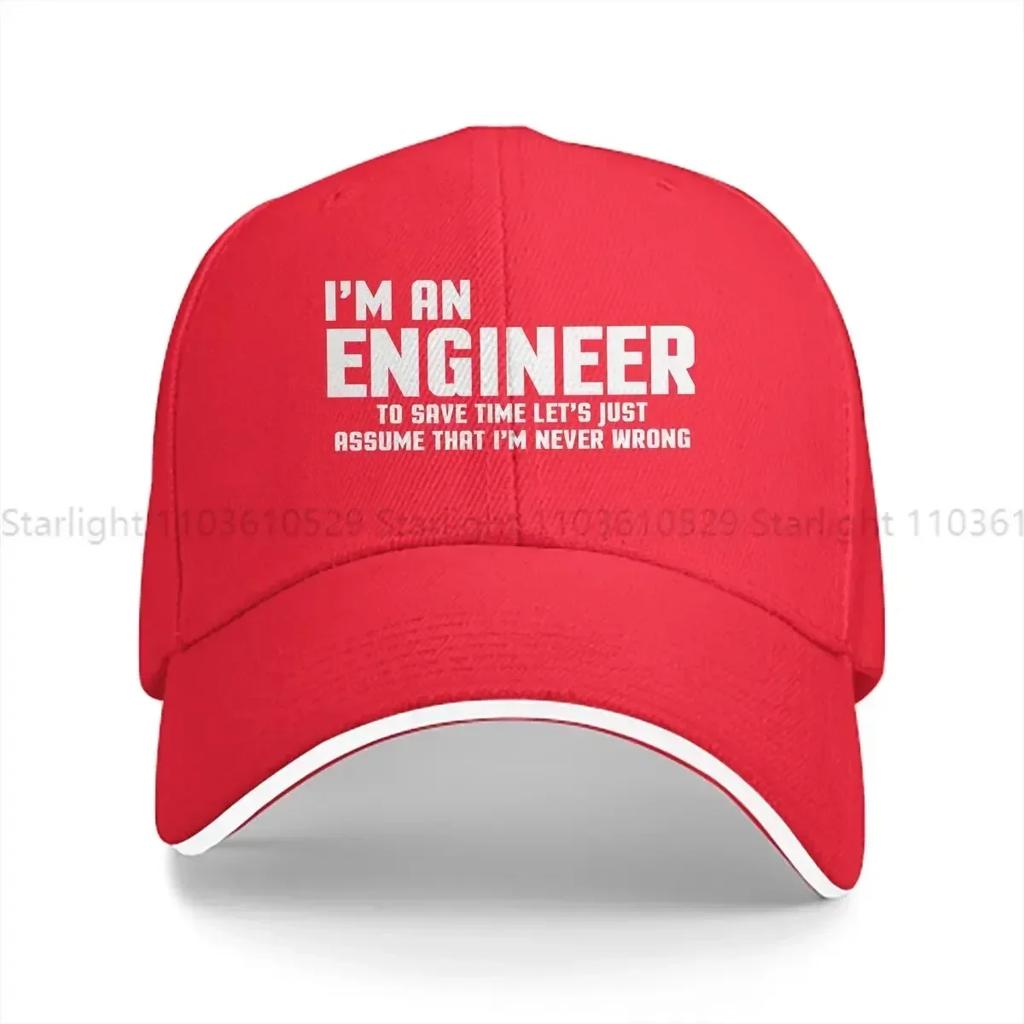 Pure Color Dad Hats Im An Quote Mens Hat Sun Visor Baseball Caps Engineer Peaked Cap