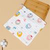 Gentle & Breathable Cotton Towel Handkerchief Wipes Baby Washcloth 6 Layers Baby Bibs Versatile Square Wipes for Bathing