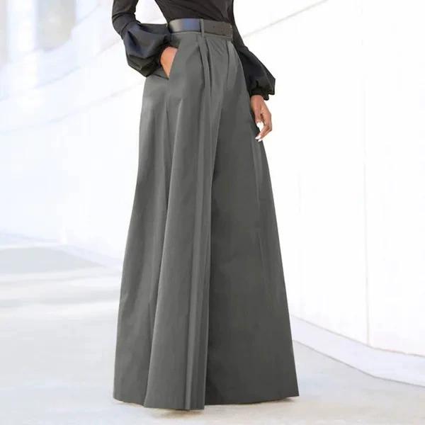 Women's High Waist Wide Leg Pants Flared Pants Fashion Elegant Party Wide Leg Pants