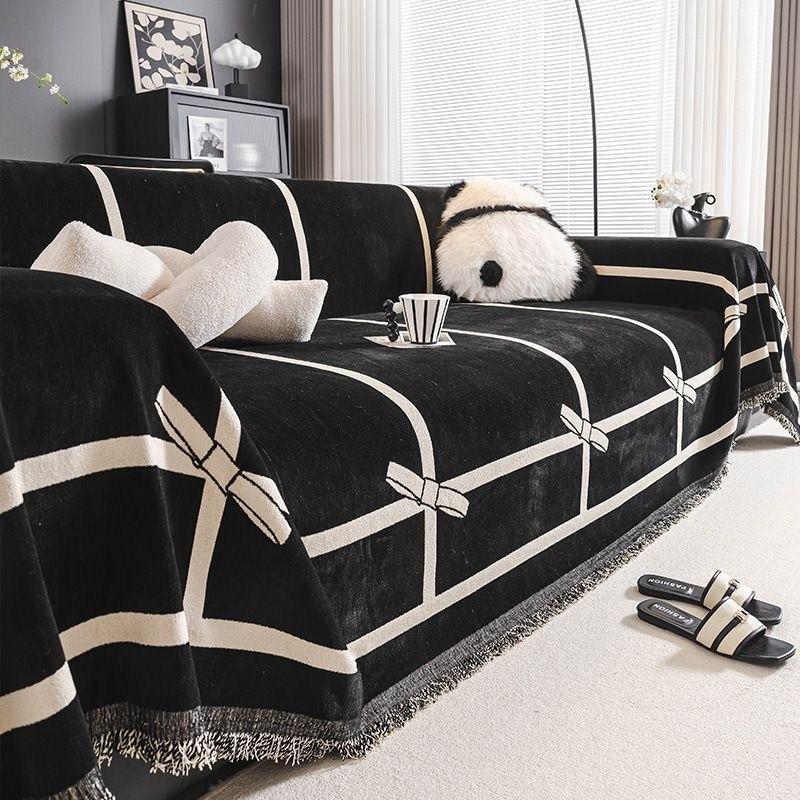 1pcs Chenille Sofa Covers Four Season Universal Anti Cat Scratching Couch Mat Hot Fashion Dustproof ArmChair Protector Towel