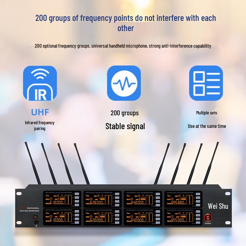 Weishu WSWX-102 Wireless Conference Microphone System (CN version)