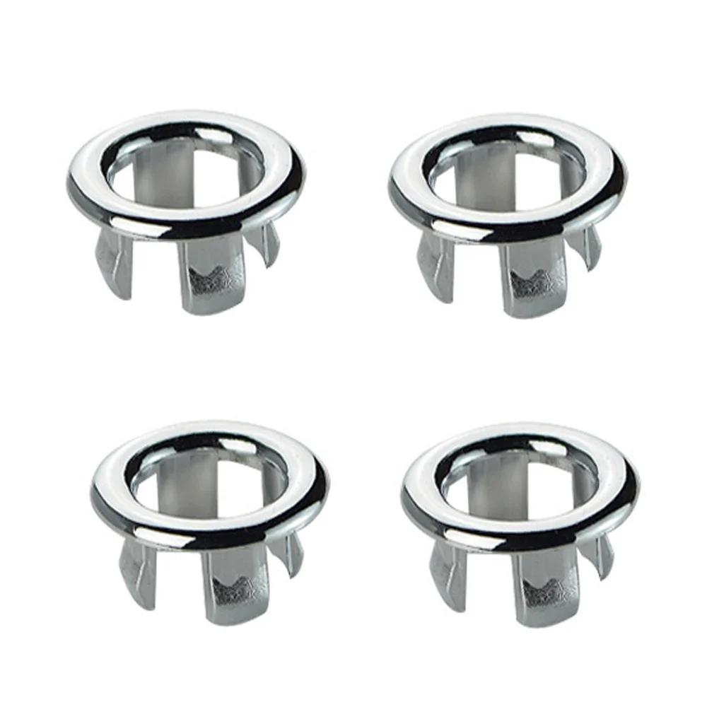 4 szt. Zlew z tworzywa sztucznego otwór pokrywa przelewowa do kuchni umywalka łazienkowa wykończenia wanna korek spustowy zlew umywalka okrągły pierścień przelewowy wtyczka