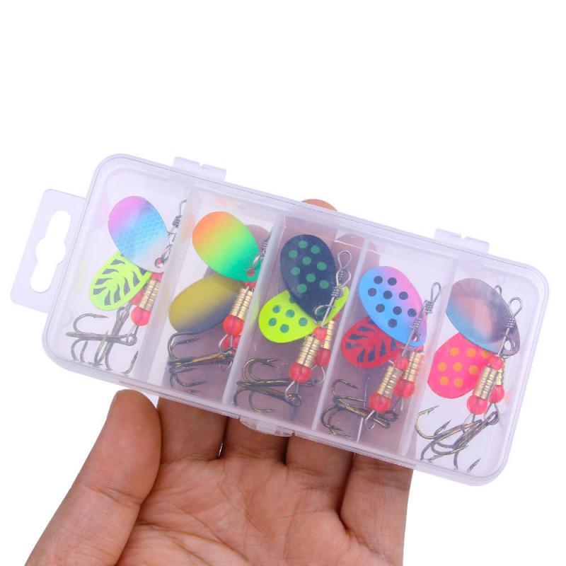 10Individual-packaged lure set for long-distance casting, micro-vibrating flat lures, bionic artificial bait, iron plate fishing
