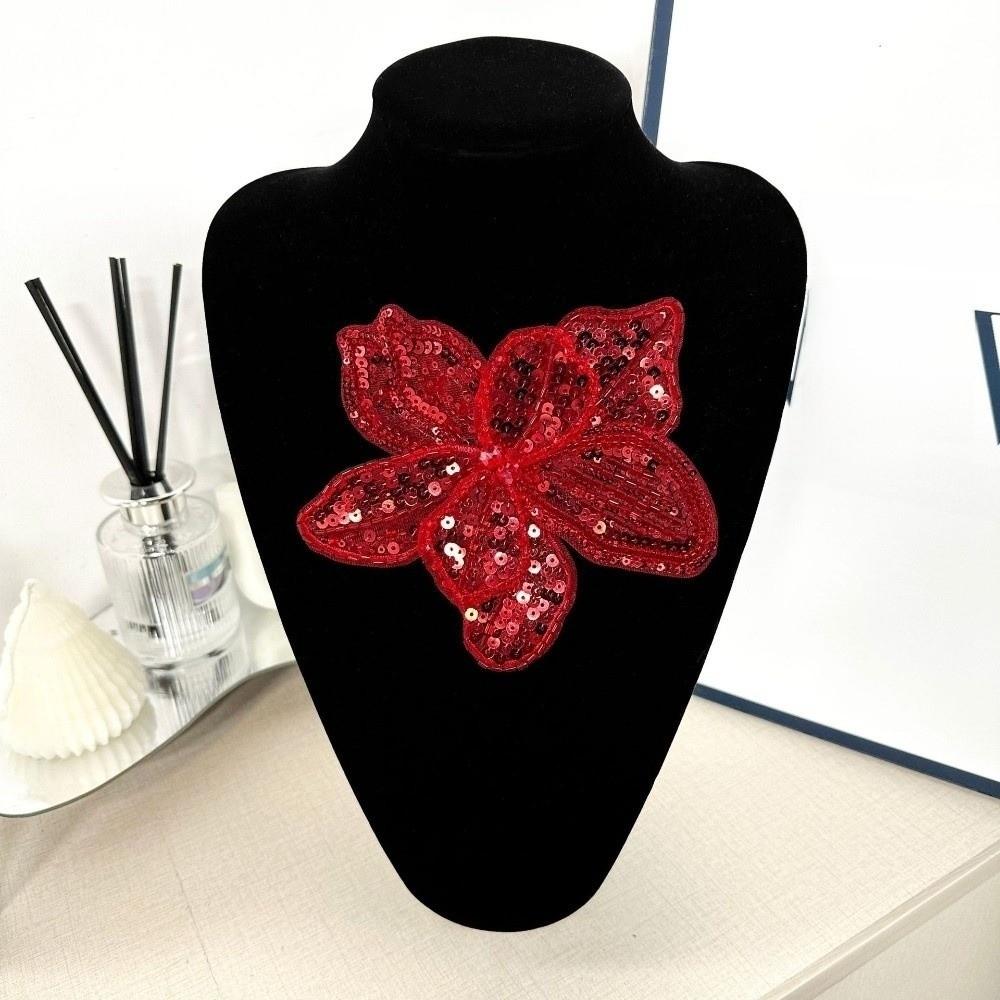 Three-dimensional Flower Colorful Beaded Sequins DIY Clothing 3D Flower Patch Cloth