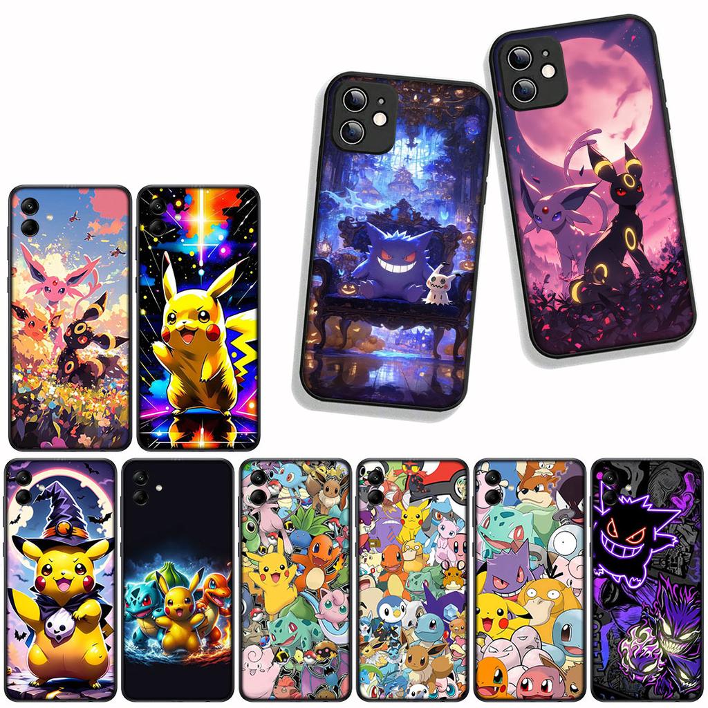 For Motorola Moto G04 G13 G14 G45 G22 G23 G20 G32 G34 G35 G64 G82 G84 G53 G60 E14 E15 E13 Case P-Pokemons GO P-Pikachus Gengar