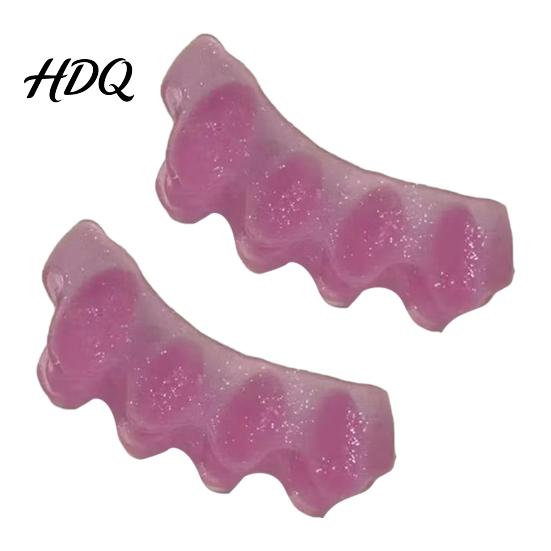 Bunion Corrector Insoles 1 Pair Toe Separators for Overlapping Toes Daytime Daily Relief Hallux Valgus Soft SEBS Spacer Walking Wear Orthotics