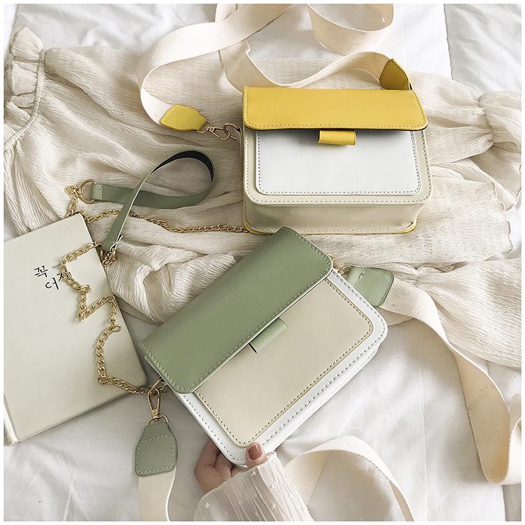 SCIONE Fashion Female Bag Messenger Bag Summer Texture Small Square Bag