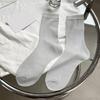Women's Sheer Glitter Crew Socks Metallic Shimmer Shiny Sparkly Socks Breathable Thin Ankle Socks for Ladies Girls
