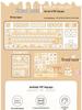 Cute Cat Head Keycap | MOA Five-Sided Dye-Sub PBT | Fits 60-108 Key Mechanical Keyboards