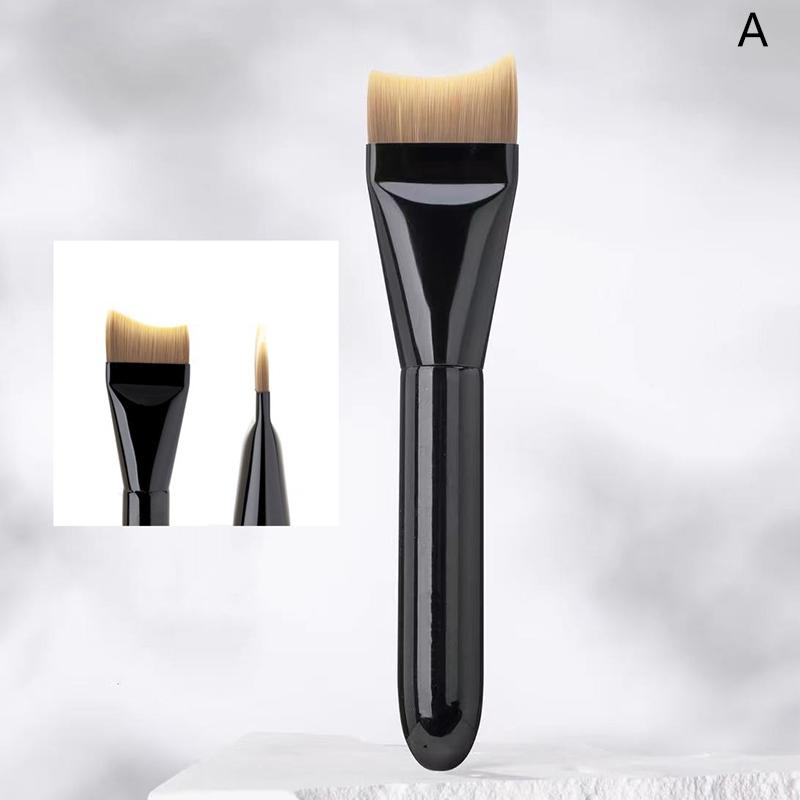 

Кисть для тональной основы полумесяцем ультратонкая, кисть для контура тонкого лица, плоская кисть для контура, кисти для макияжа для растушевки тонального крема