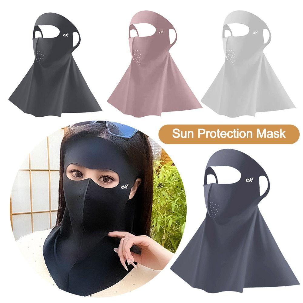 Full Face Sun Protection Mask UPF50+ Sunshade Face Mask Fashion Anti-UV Neck Scarf  Cycling