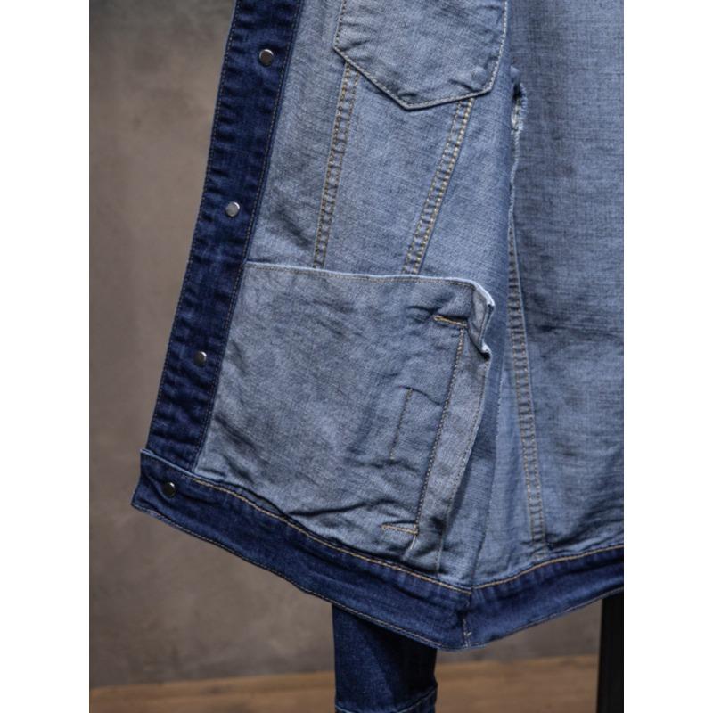 Men's Denim Jacket Spring and Autumn Korean Style Trendy Tops Versatile Work Jackets for Men's Autumn and Winter New Style