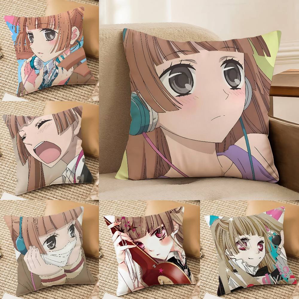 N-Nino Arisugawa Pillow Case Anti-dustmite Pillowcase Invisible zipper silky Sofa cushion cover