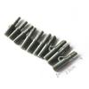 40Pcs Karpfen Angeln Zubehör Blei Clip Quick Change Swivel Schwanz Gummi Hülse