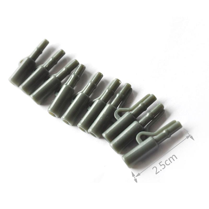 40Pcs Karpfen Angeln Zubehör Blei Clip Quick Change Swivel Schwanz Gummi Hülse