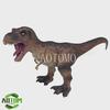 Tyrannosaurus Rex Figure, Vinyl Model, Soft Vinyl, Brown, Dinosaur Collection, Big Size