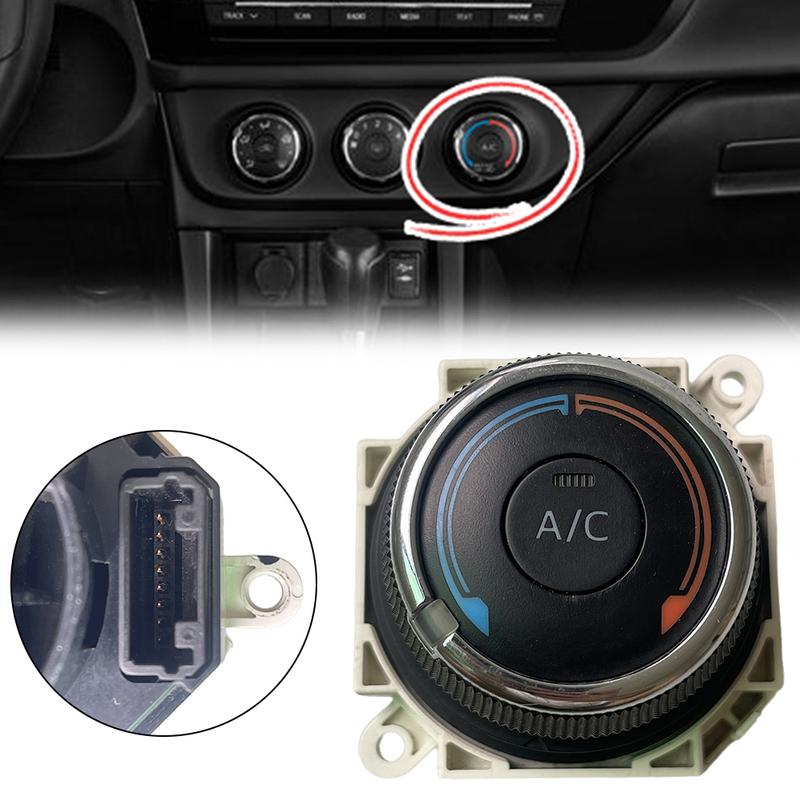 Car A/C Adjustment Knob Switch 5590302370 Compatible with For Toyota Corolla 2014 and RAV4 2013 2018 Center Console
