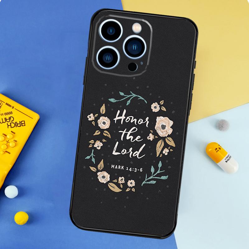 Bible Verse Quotes Phone Case For iPhone 17 16 14 13 12 11 15 Pro Max Plus 12 13 mini 16e 17 Air Bumper Cover