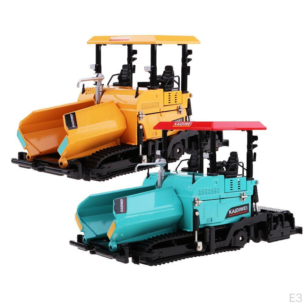 Sammlerstück 19,2 x 8 x 10,6 cm 1:40 Alu-Raupenfertiger für PKW, LKW, Gelb