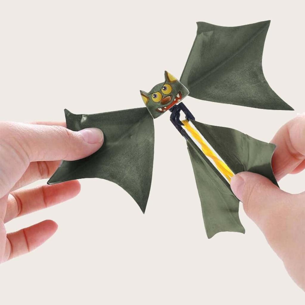 1PC-Magic Bat Flying Bat Hand Transformation Fly Butterfly Magic Props Funny Surprise Prank Joke Magic Toy Prank Toys
