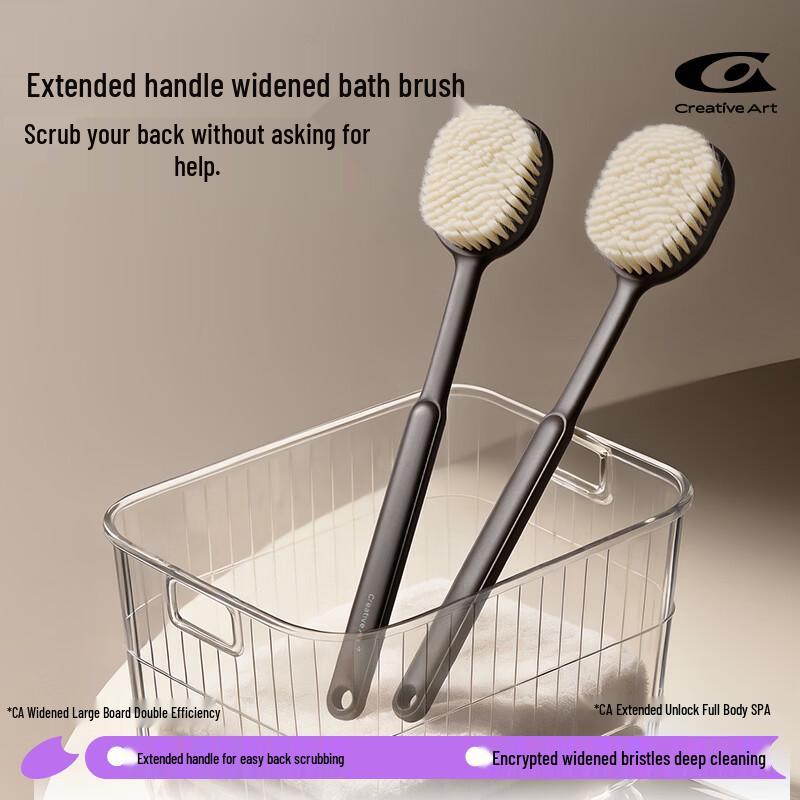 Creative Art Long Handle Bath & Back Scrubber